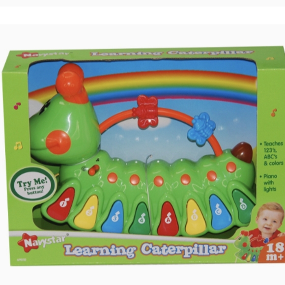 NIB Navy Star Learning Caterpillar - Picture 3 of 3
